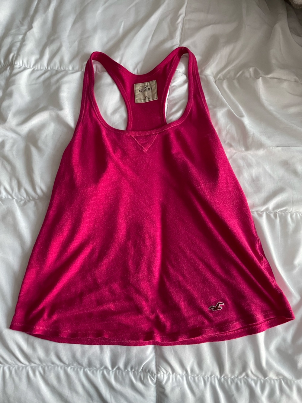 Vintage Hollister Bright Pink Racerback Tank